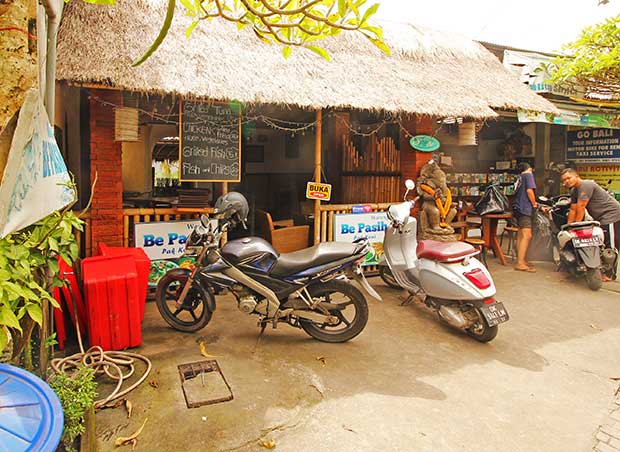 バリ島ウブドのお魚レストランのペパシ外観 バリ島ウブドのお魚レストランのペパシ外観